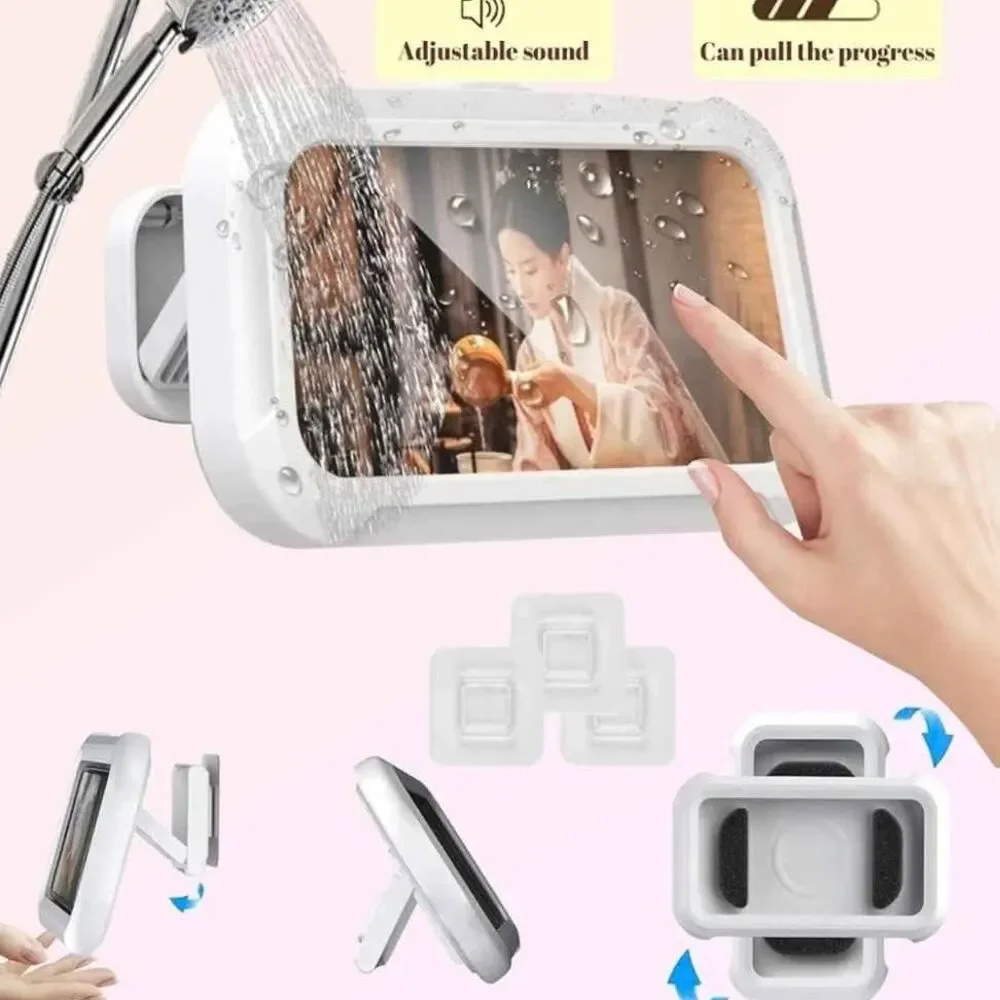 Waterproof Phone Holder for shower or anywhere